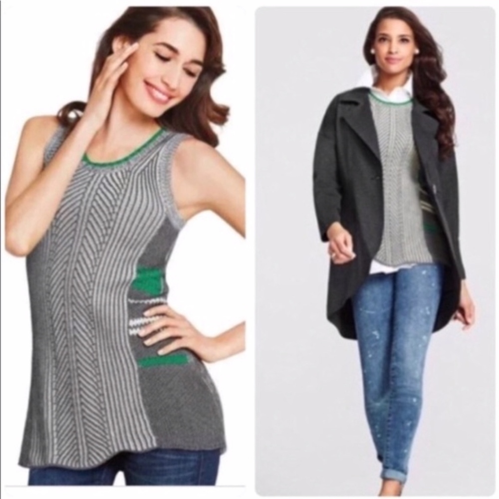 CAbi sweater tank size S // 0120